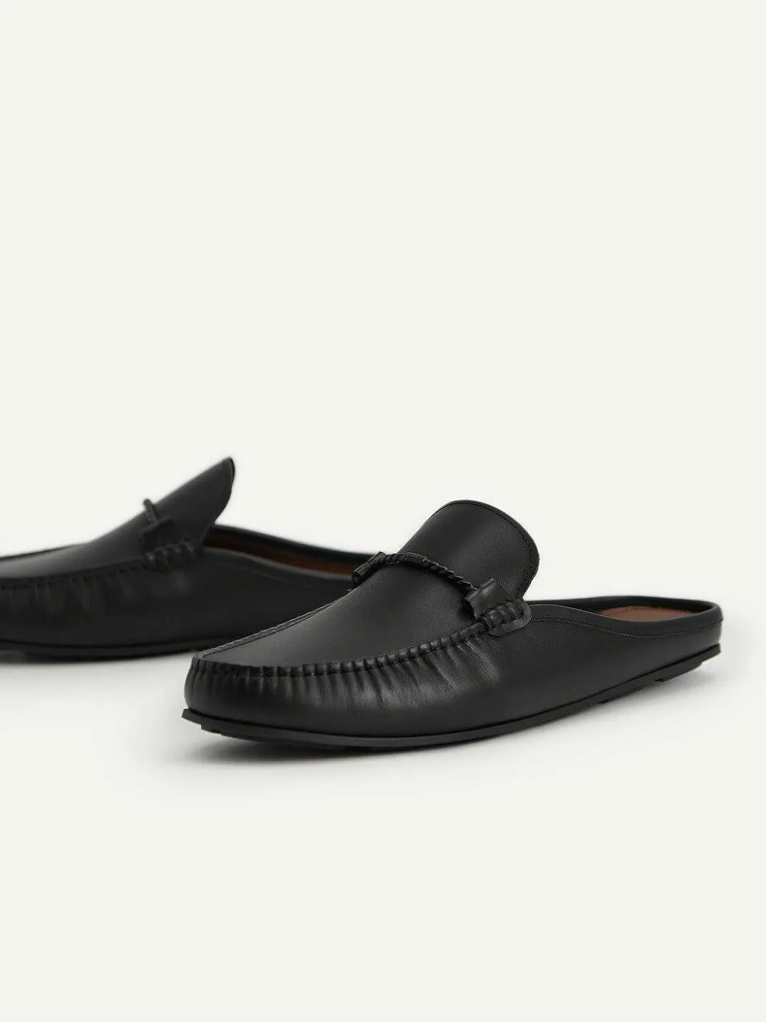 Leather Slip-On Driving Shoe<PEDRO