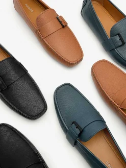 Leather Strap Driving Shoes<PEDRO Sale