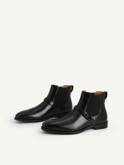 Leather Strapped Boots<PEDRO New