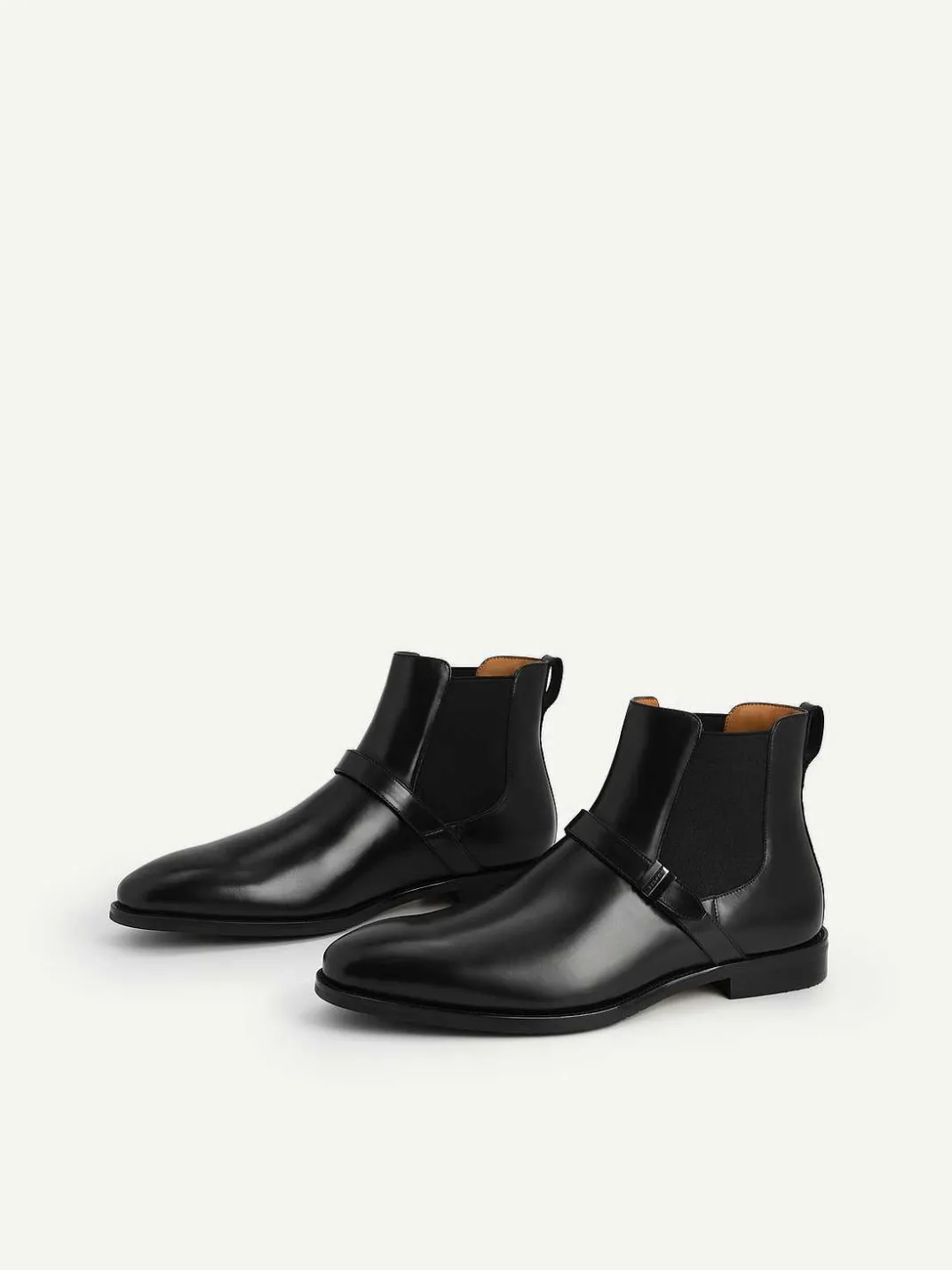 Leather Strapped Boots<PEDRO New