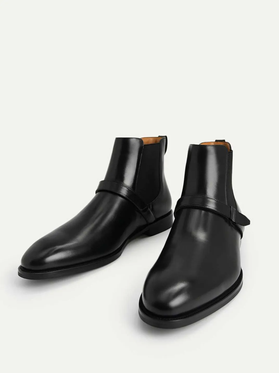 Leather Strapped Boots<PEDRO New