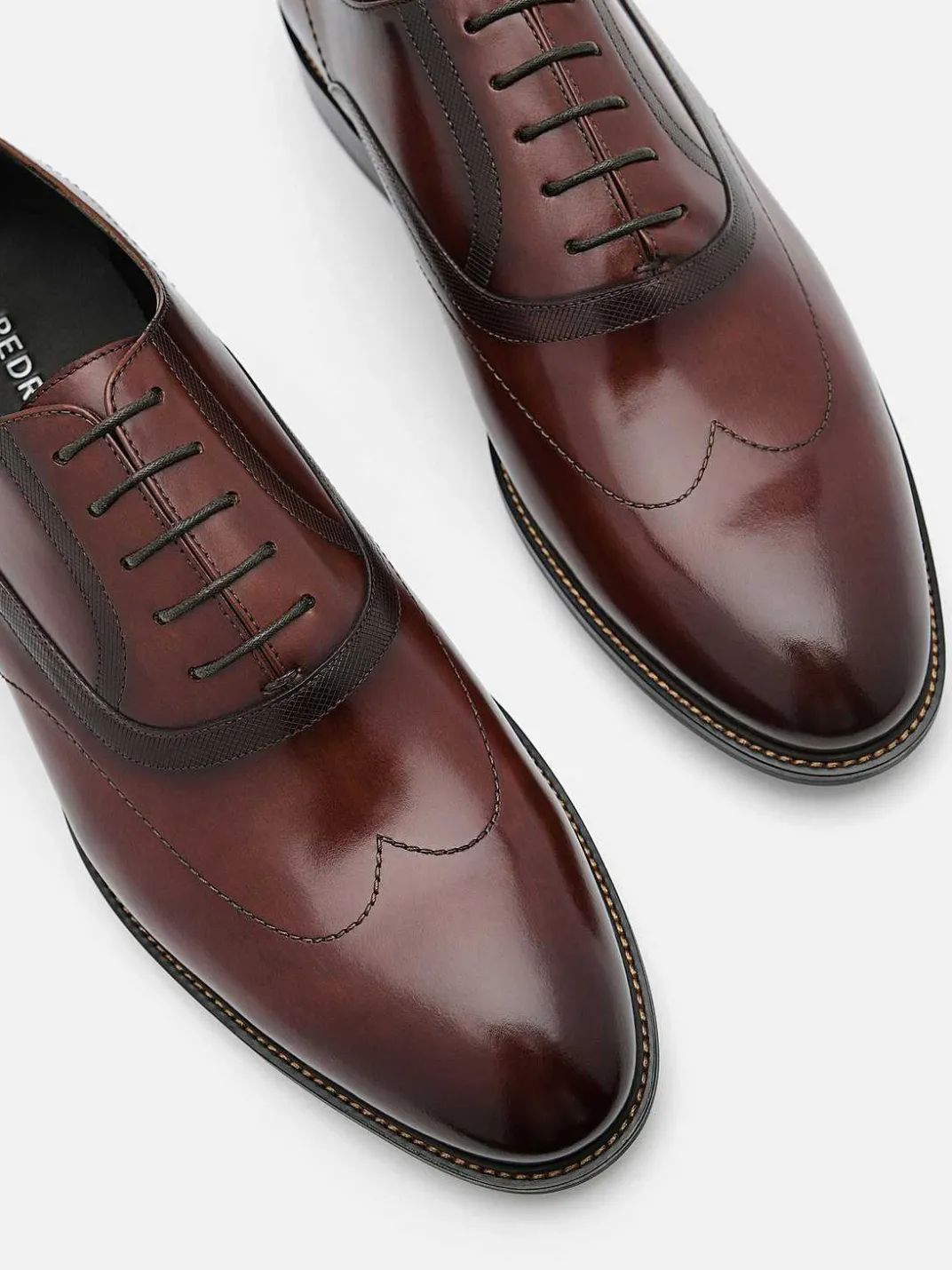 Leather Wingtip Oxford Shoes<PEDRO Online