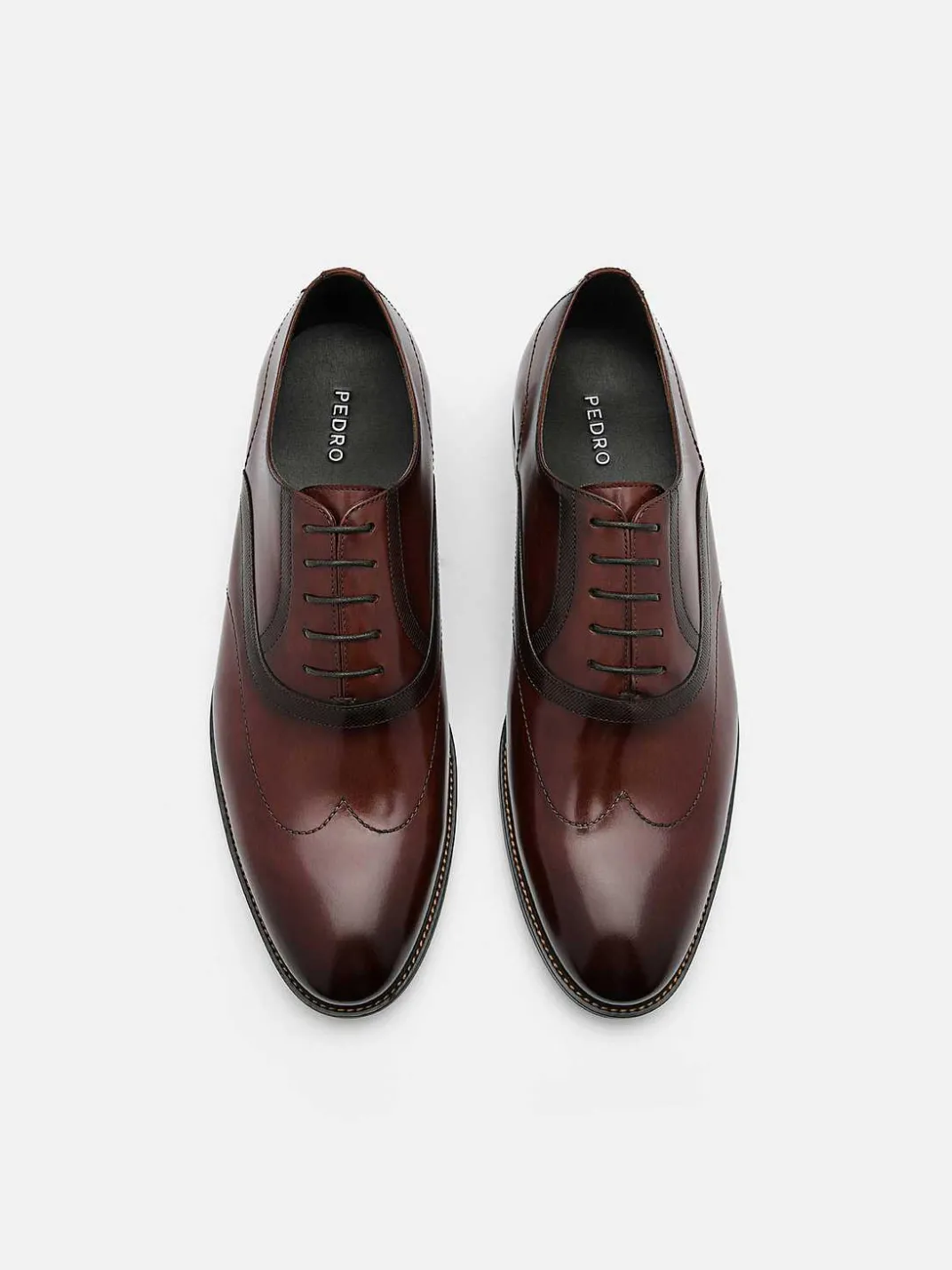 Leather Wingtip Oxford Shoes<PEDRO Online