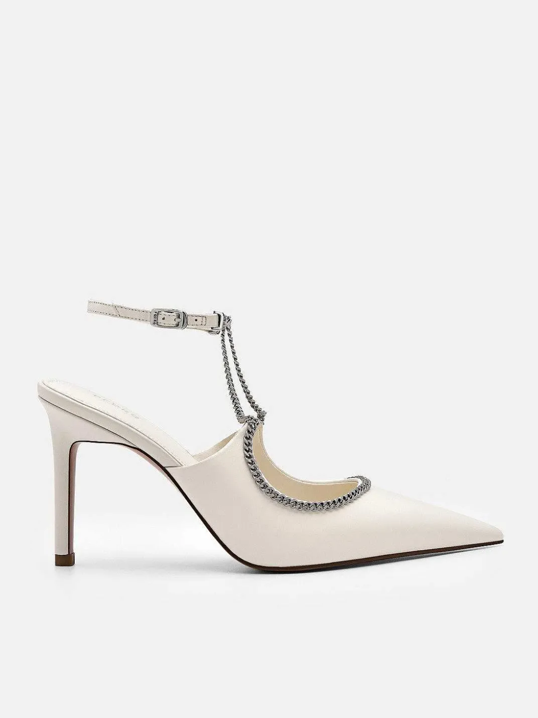Lia Leather Heel Pumps<PEDRO