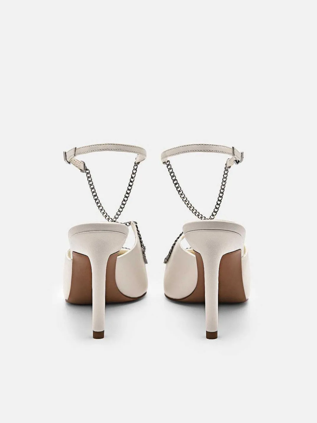Lia Leather Heel Pumps<PEDRO