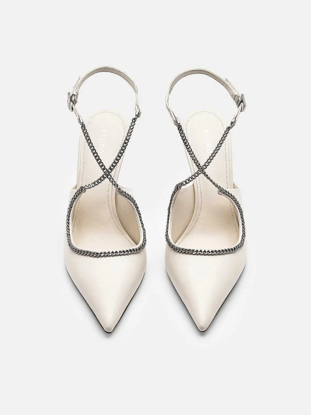 Lia Leather Heel Pumps<PEDRO