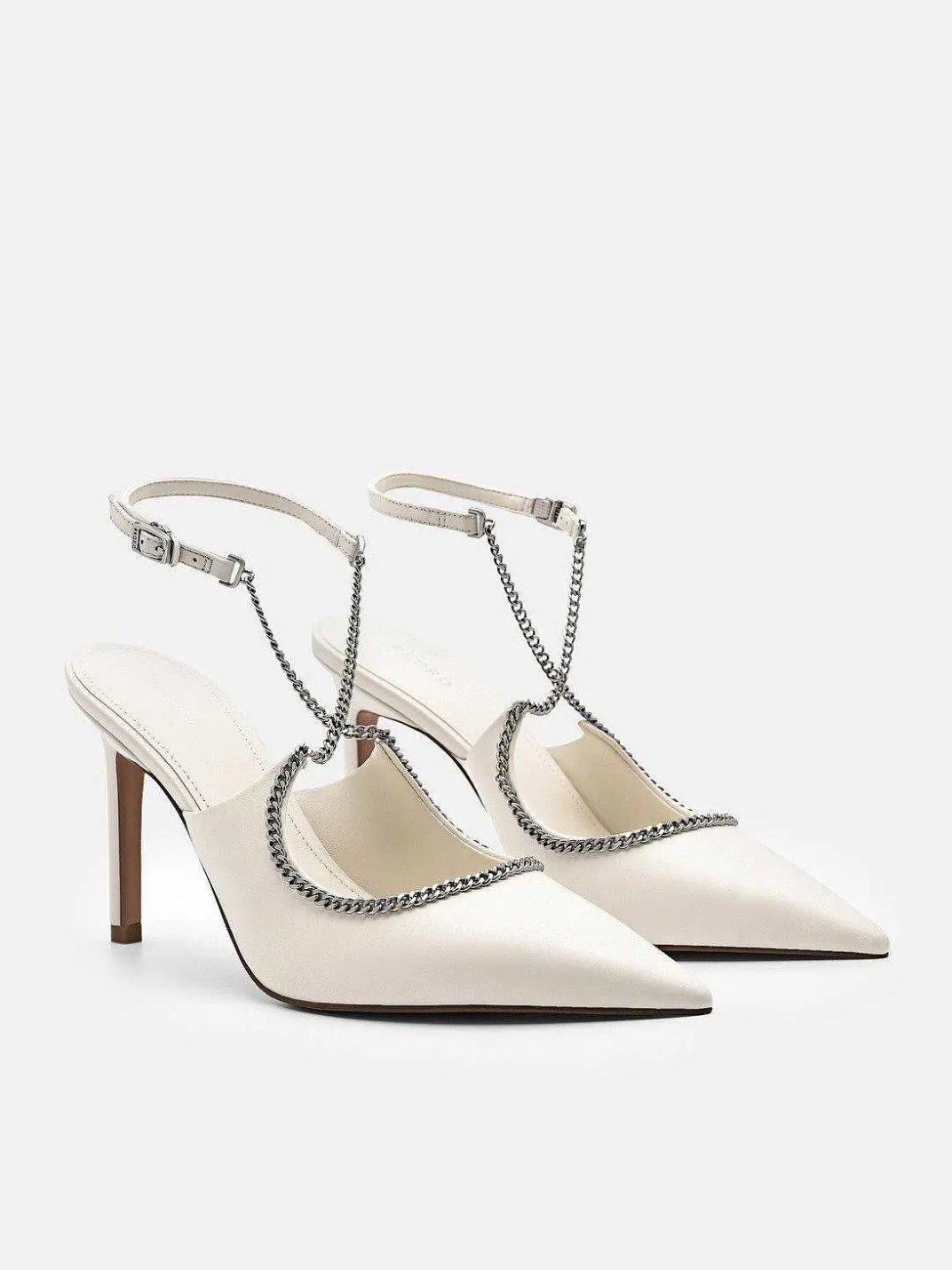 Lia Leather Heel Pumps<PEDRO