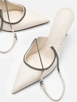 Lia Leather Heel Pumps<PEDRO