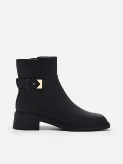 Marion Leather Ankle Boots<PEDRO