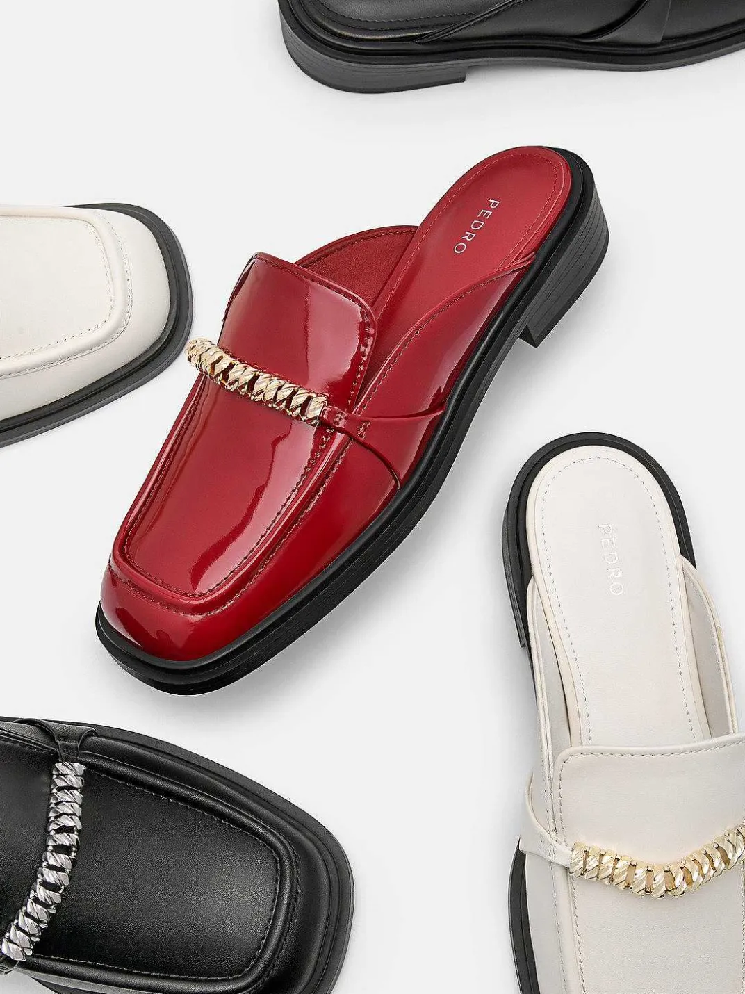 Mia Chain Mules<PEDRO Best