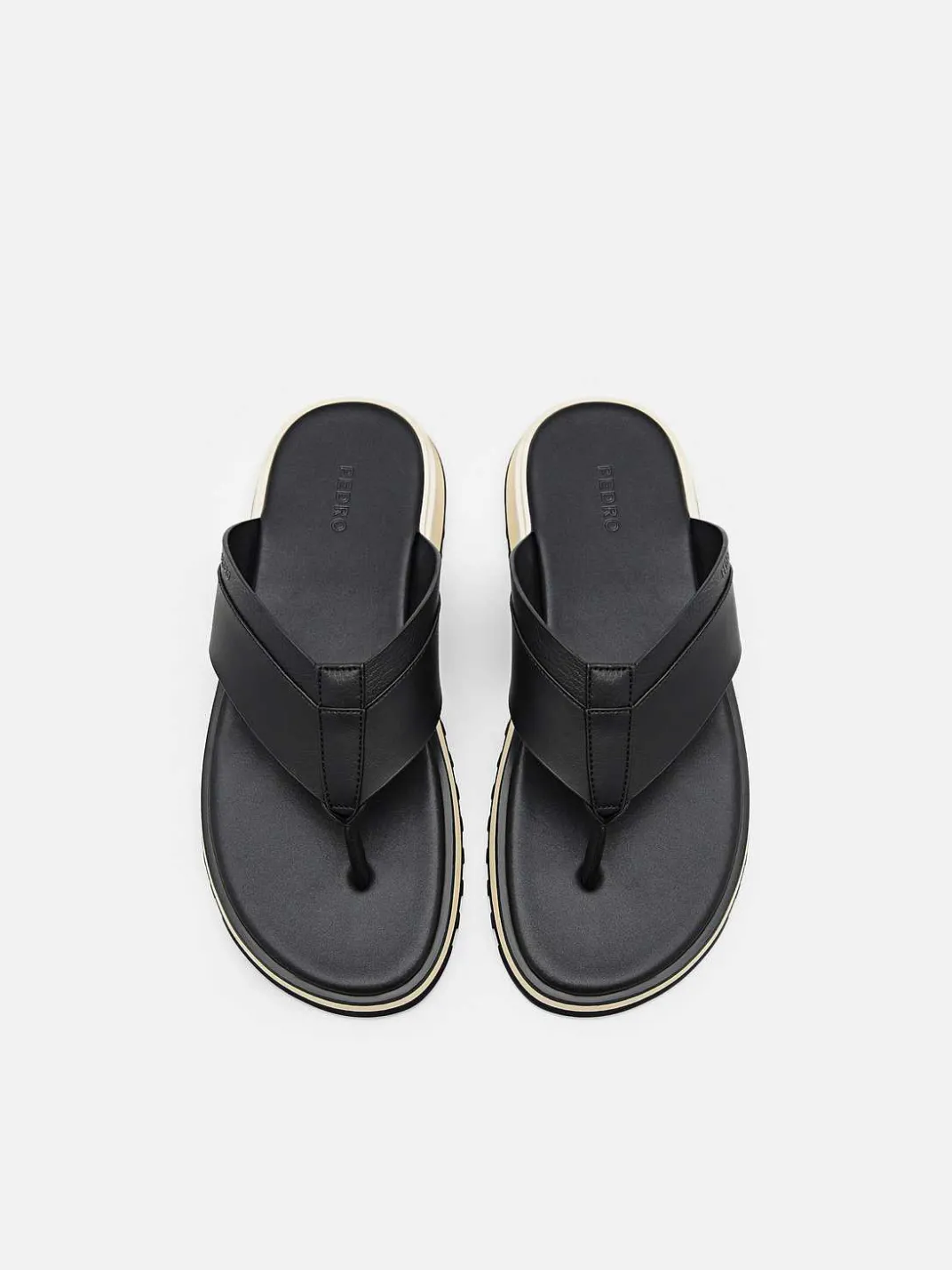 Microfiber Thong Sandals<PEDRO