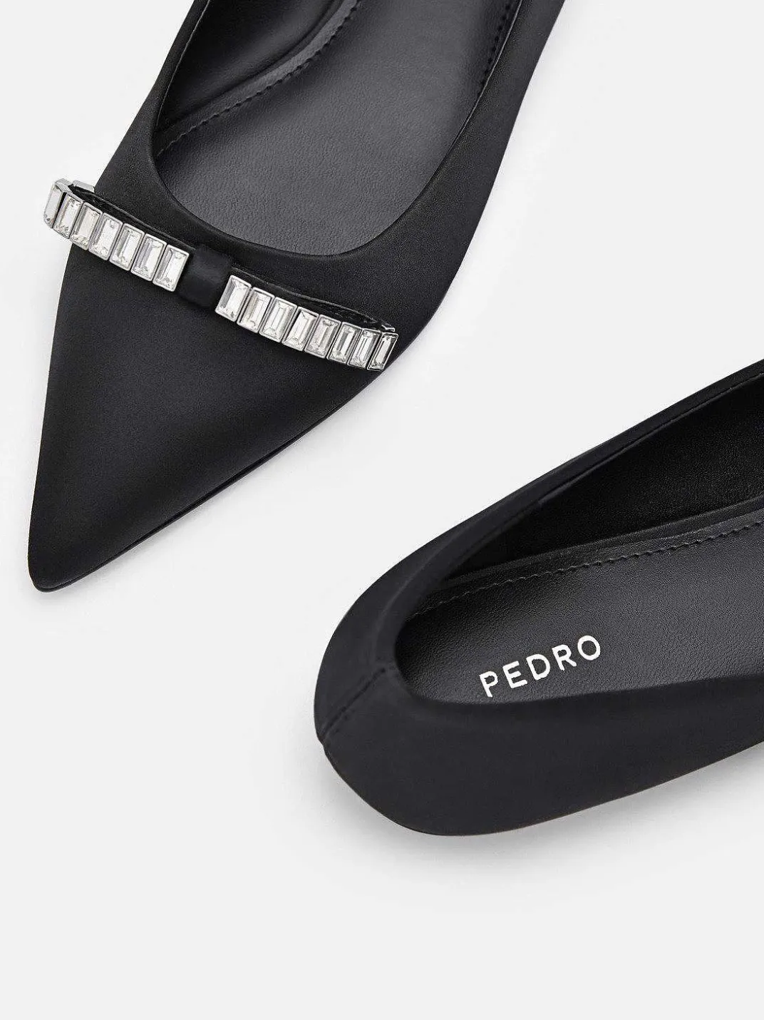 Mindy Satin Ballet Flats<PEDRO Hot