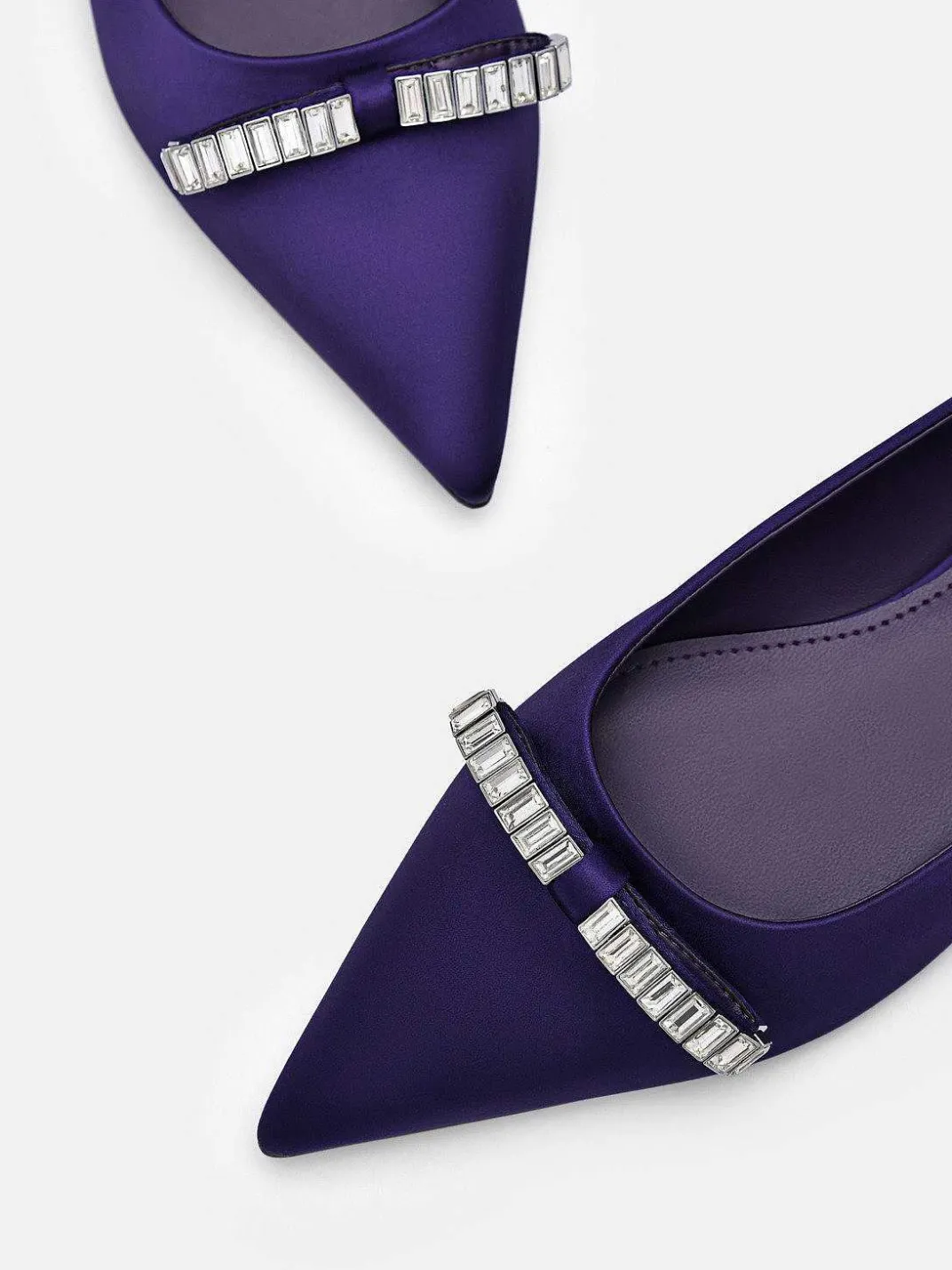Mindy Satin Ballet Flats<PEDRO Best