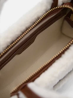 Mini Quilted Faux Fur Handbag<PEDRO Discount