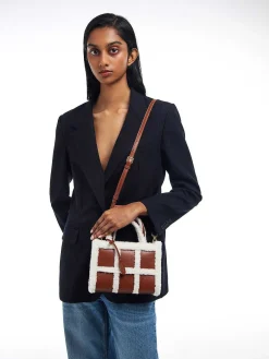 Mini Quilted Faux Fur Handbag<PEDRO Discount