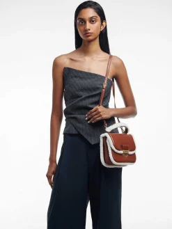 Mini Quilted Faux Fur Shoulder Bag<PEDRO Hot
