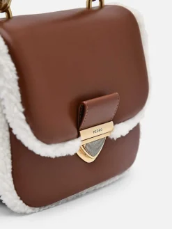 Mini Quilted Faux Fur Shoulder Bag<PEDRO Hot