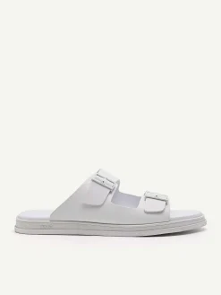 Monochrome Double Strap Slide Sandals<PEDRO New