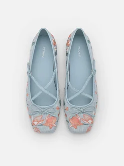 Nica Fabric Ballerina Flats<PEDRO Discount