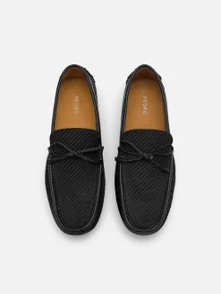 Nylon Bow Driving Shoes<PEDRO