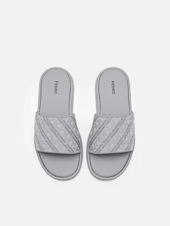 Icon Jacquard Slide Sandals<PEDRO