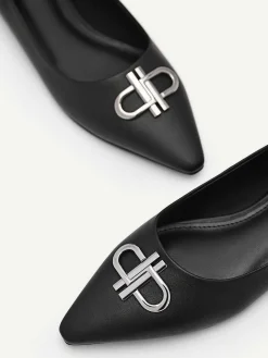 Icon Leather Ballet Flats<PEDRO