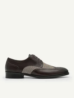 Icon Leather Brogue Derby Shoes<PEDRO Clearance