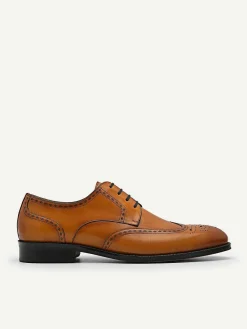 Icon Leather Brogue Derby Shoes<PEDRO Outlet