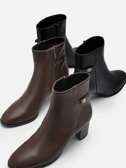 Icon Leather Heel Boots<PEDRO Clearance