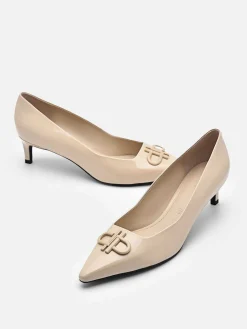 Icon Leather Heel Pumps<PEDRO Outlet