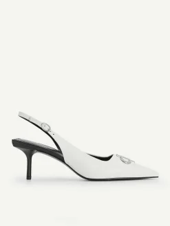 Icon Leather Pointed Slingback Pumps<PEDRO Best