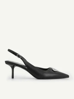 Icon Leather Pointed Slingback Pumps<PEDRO Outlet