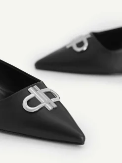 Icon Leather Pointed Slingback Pumps<PEDRO Outlet