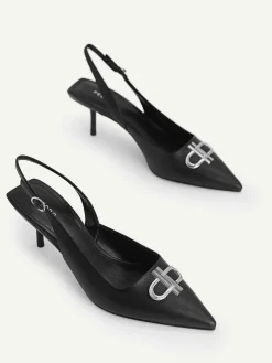 Icon Leather Pointed Slingback Pumps<PEDRO Outlet