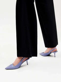 Icon Leather Pointed Slingback Pumps<PEDRO Outlet