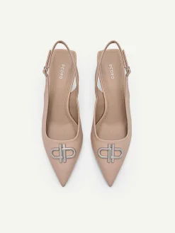Icon Leather Slingback Pumps<PEDRO Online