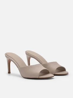 Studio Ashley Leather Heel Sandals<PEDRO Best