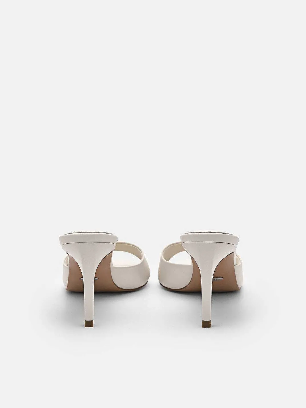 Studio Ashley Leather Heel Sandals<PEDRO