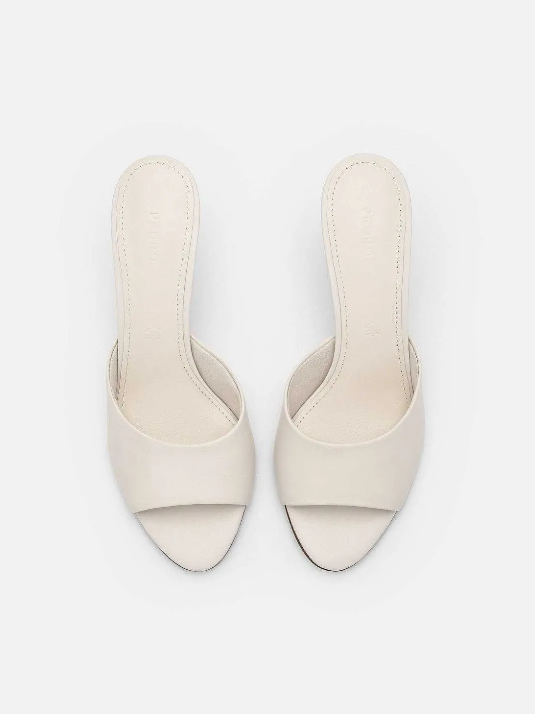 Studio Ashley Leather Heel Sandals<PEDRO
