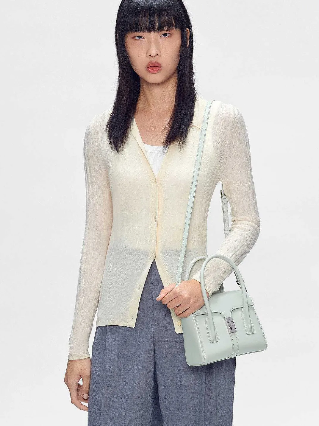 Studio Farida Leather Compact Handbag<PEDRO Hot