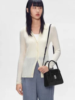 Studio Farida Leather Compact Handbag<PEDRO