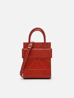 Studio Leather Phone Pouch In Pixel<PEDRO Clearance