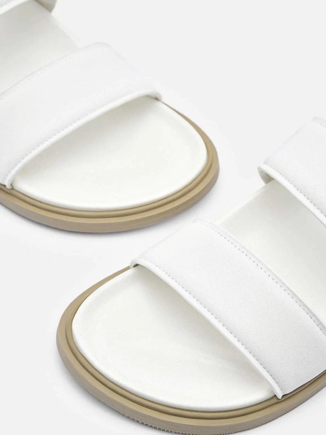 Re Recycled Leather Slide Sandals<PEDRO Discount