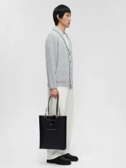 Re Recycled Leather Tote Bag<PEDRO