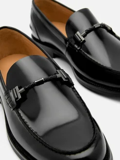 Robert Leather Horsebit Loafers<PEDRO Best