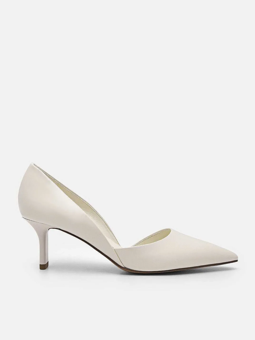 Rocco Leather Heel D'Orsay Pumps<PEDRO Discount