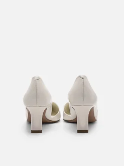 Rocco Leather Heel D'Orsay Pumps<PEDRO Discount
