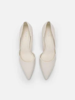 Rocco Leather Heel D'Orsay Pumps<PEDRO Discount