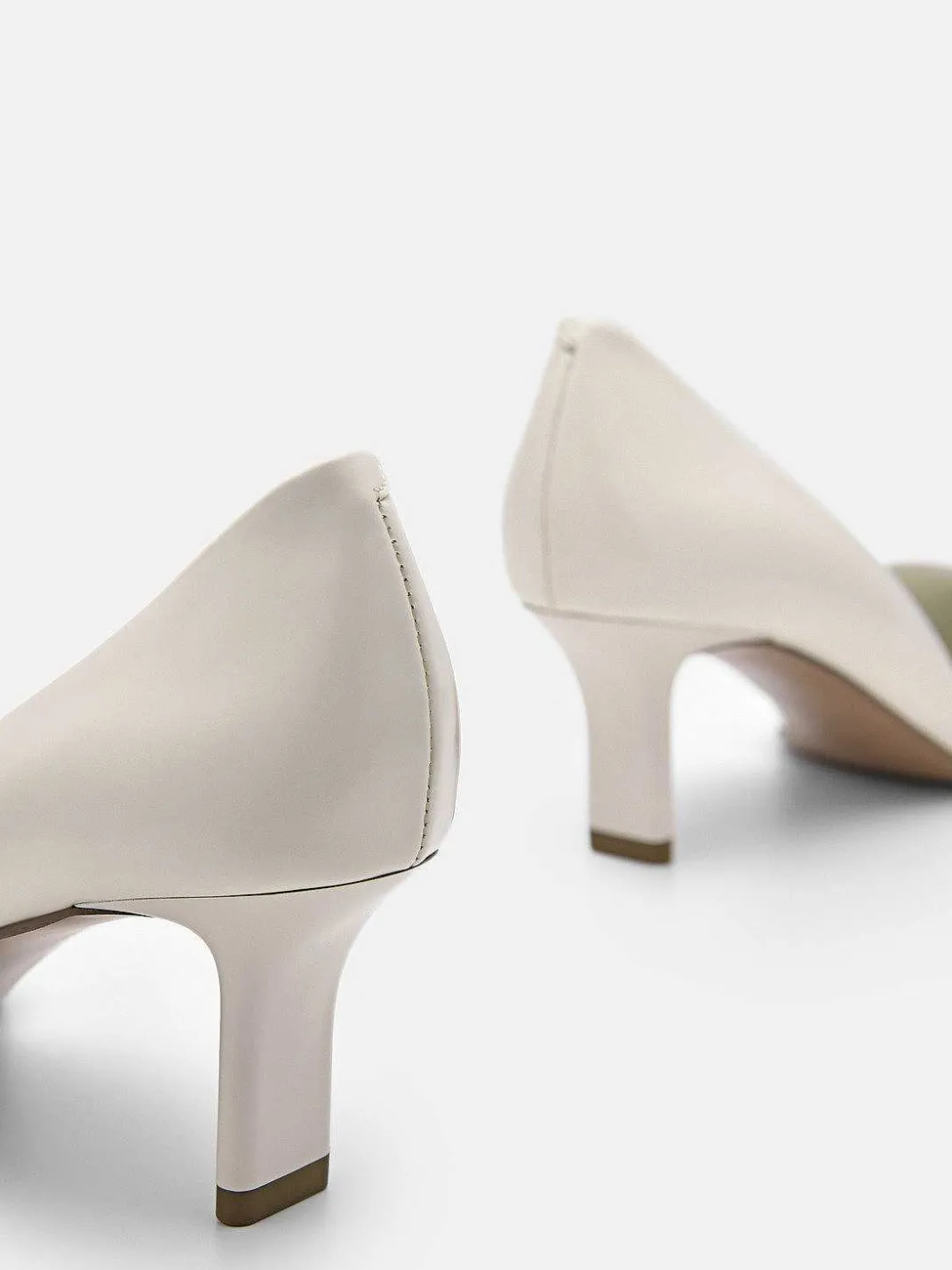 Rocco Leather Heel D'Orsay Pumps<PEDRO Discount