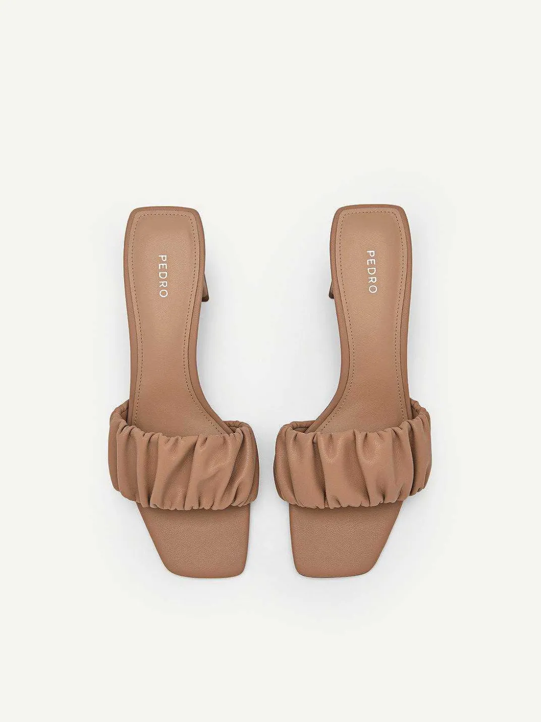 Ruched Heel Mules<PEDRO Best